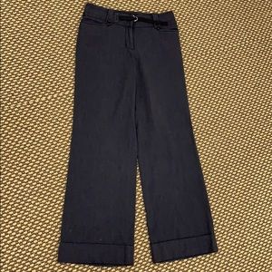 Ann Taylor LOFT charcoal slacks pants w/cuff Sz 4